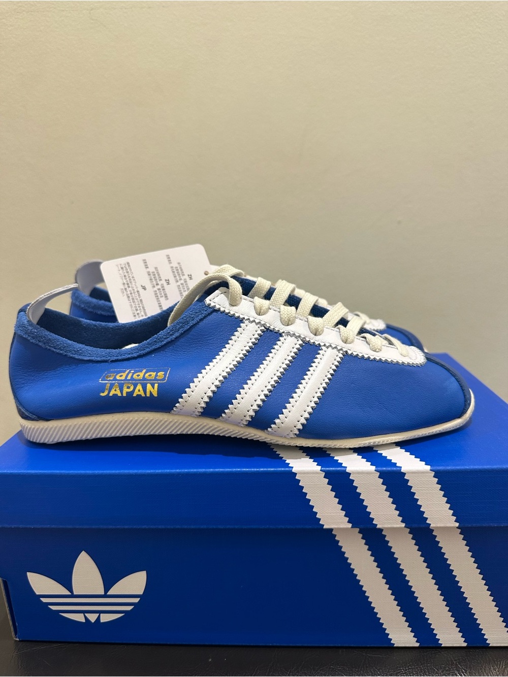 NIB Womens Adidas Originals Country Japan Sneakers JS3773 Bright Royal / Cloud W - Picture 2 of 8